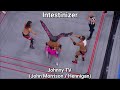 Johnny TV - Intestinizer wrestling move  - AEW Rampage - (John Morrison [WWE] / John Hennigan)