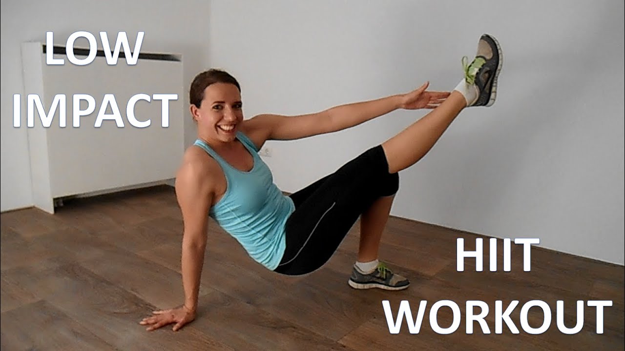 20 Minute Low Impact Cardio And Strength HIIT Workout - YouTube