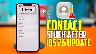 iOS 26 Update Just Ruined Your Contacts. Fix This BEFORE You Lose Them All!