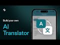 Build an AI Translation App with No Code | AI Agent with No Code