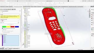 Diseño de Molde en SolidWorks - Telefono