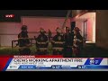 Crews respond to apartment fire