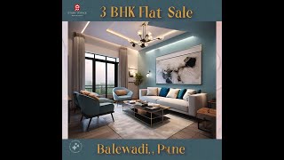 ☎️ 8793138959 | Pyramid Crown 8 Balewadi 3BHK Sample flat #property #realestate