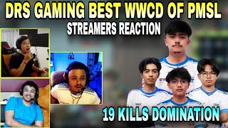 DRS Gaming 19 Kills Dominating Chicken Dinner at PMSL CSA | Streamers Reaction 🔥 | Clash with kvn