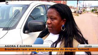 JL - Brazlândia tem arma para mosquito da dengue: fumacê