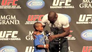 UFC Fighter Phil Davis Gets Choked Out By a Little Boy - MMA Weekly News