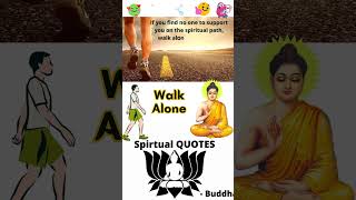 Buddha Quotes 126 Walk Alone #shorts