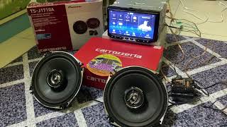 Carrozzeria Ts-j1710 two way speaker sound test