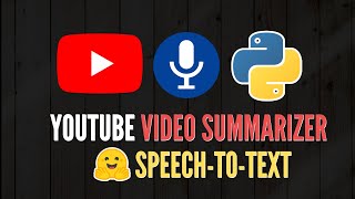 YouTube Video Transcript Summarizer | Hugging Face Speech-to-Text ASR | Video Summarizer Project