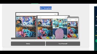 Art Template Html CSS