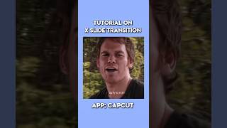 'X' Slide Transition Tutorial in Capcut 🔥🤯... || #capcut #transition