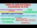 REPORTLAB|REPORTLAB PYTHON TUTORIAL|How To Add Combobox In Pdf File Using Python|PART:46