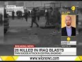 breaking news 26 killed in iraq blasts