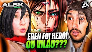 Apenas um react | Eren Yeager | ALBK e AniRap (Attack on Titan) | React #179