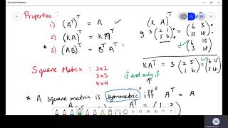 MATRICES | PART 4| TRANSPOSE OF A MATRIX | CAPE UNIT2 MOD 3| CSEC MATH