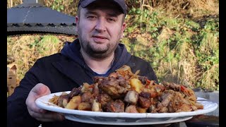 УТКА КАРТОФЕЛЬ И КАПУСТА В КАЗАНЕ просто но вкусно