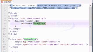 JavaScript Video Tutorial – 40/40 .Simple Form Validation(End Part)