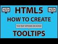 How To Create Tooltips in HTML5 | Beginner-Friendly Guide