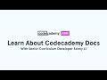Learn About Codecademy Docs - Part 1