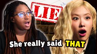 Rosé Takes a Lie Detector Test | Vanity Fair | REACTION