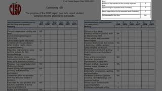 Standards Based Report Card Overview