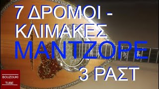 7 ΔΡΟΜΟΙ - ΚΛΙΜΑΚΕΣ ΜΑΝΤΖΟΡΕ +.. 3 ΕΚΔΟΧΕΣ ΓΙΑ ΡΑΣΤ