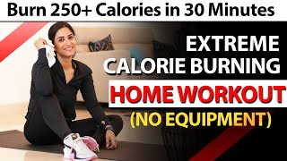 30-Minute Full Body HIIT Home Workout to Lose Weight | No Equipment | By GunjanShouts