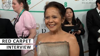 Dolly De Leon BAFTAs 2023 Red Carpet Interview - Triangle of Sadness