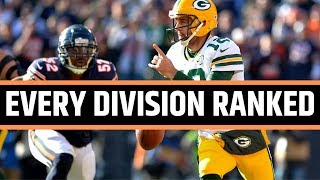 Ranking Every NFL Division 2019 From Weakest to Strongest