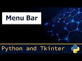 11. Tkinter - Menu Bar