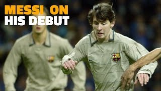 Messi describes his Barça debut in 2003