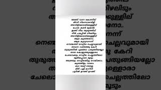 അങ്ങു വാന കോണിൽ lyrics in malayalam/ ARM / #tovinothomas #lyrics #malayalam #trending #video