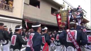 2012/9/2 小門貝源　筋海町　平成24年岸和田だんじり祭