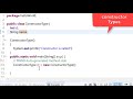 57. types of constructor in java - Default and parametric