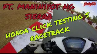 HONDA CLICK RACEBIKE TEST FT. MANINIYOT NG SIERRA