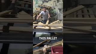 CEO of dismantling wooden pallets! 🫡👏 - 🎥 diaa_gahnem