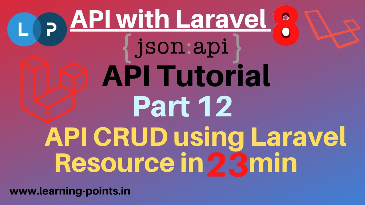 ADD, EDIT, DELETE, LIST Using API | API CRUD Using Laravel | API ...