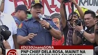 24 Oras: PNP Chief dela Rosa, malayang pinagmartsa ang mga militante sa Batasan Pambansa