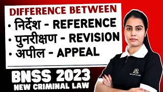 Difference between Reference, revision and appeal