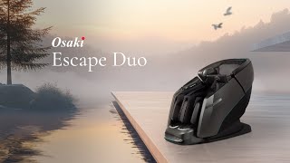 Osaki Escape Duo 4D+4D Massage Chair Feature Video