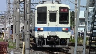 東武野田線8000系8126F 南栗橋車両管区七光台支所入換シーン