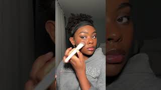 simple dark feminine makeup look! #everydaymakeupforblackwomen