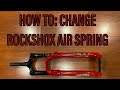 HOW TO: Change Air Shaft / Travel on Rockshox Fork Lyrik Ultimate Debonair Upgrade