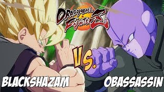 OBAssassin(Adult Gohan/Hit/Goku Black) Fights Blackshazam(Cell/Hit/SSJ Goku)[DBFZ]