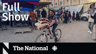 CBC News: The National | Truce begins, Ukraine free trade, Christmas spending