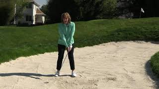 Hitting Out of Wet Sand from a Greenside Bunker