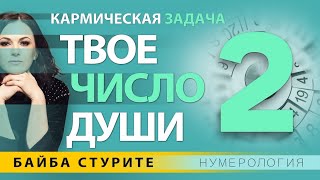 Кармическая задача ЧИСЛО ДУШИ 2 🔷 Нумерология по дате рождения