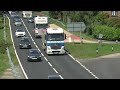 Mercedes, DAF XF, VOLVO FH, Renault truck, MAN, SCANIA Super - truck spotting A1(M) motorway Full HD