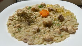 Risotto al Pesce Spada, mantecato con avocado, RICETTA ORIGINALE