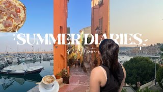 [SUMMER DIARIES] : une semaine à Menton ☀️ (resto, plage, souvenirs...)